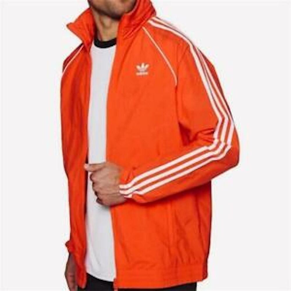 Adidas Originals Vintage Rare SST Windbreaker Jacket Nylon Glanz - Picture 3 of 10